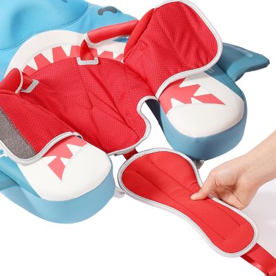 Image showing  Air-Free Float with Canopy - Big Mouth Shark - Blue