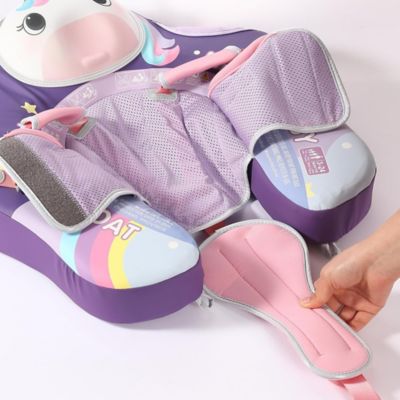 Image showing  Air-Free Float with Canopy - Unicorn Cuddle - Pink