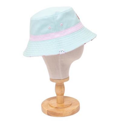 Image showing  Mimish Reversible Bucket Hat - Strawberries + Daisies