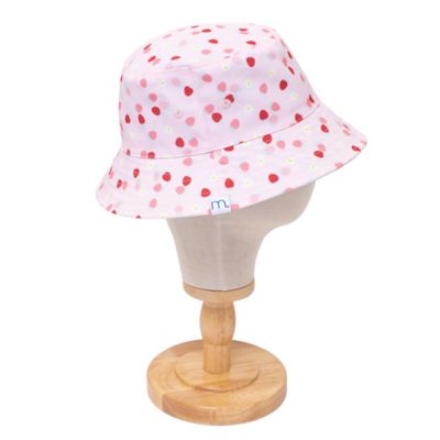 Image showing  Mimish Reversible Bucket Hat - Strawberries + Daisies