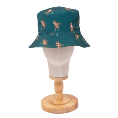 Image showing  Mimish Reversible Bucket Hat - Pals in Print Collection Skating Sloths