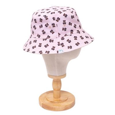 Image showing  Mimish Reversible Bucket Hat - Pals in Print Collection Teddy Bears