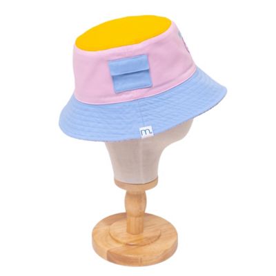 Image showing  Mimish Reversible Bucket Hat - Pink Smile