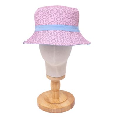 Image showing  Mimish Reversible Bucket Hat - Pink Smile