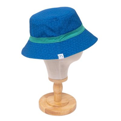 Image showing  Mimish Reversible Bucket Hat - Blue Smile