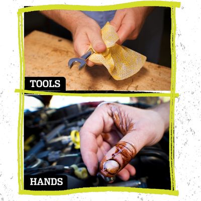 Image showing  Heavy Duty Dual Texture Wipes