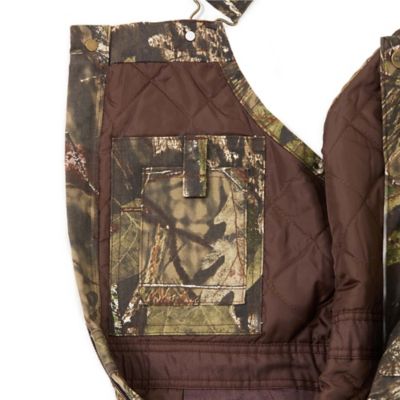 Image showing  Men's Quilt-Lined Duck Insulated Bib Overalls
