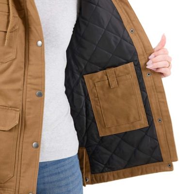Image showing 3 th Berne Women's Softstone Duch Hooded Ranch Coat