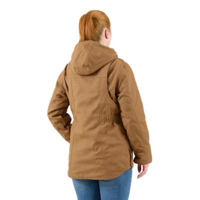 Image showing 1 th Berne Women's Softstone Duch Hooded Ranch Coat