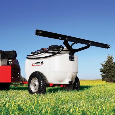 Image showing  25 Gallon Value Trailer Sprayer with 1.2 GPM Pump and 2 Nozzle Boom