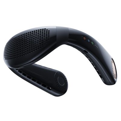 Image showing  Portable Neck Fan, COOLiFY Air Personal Wearable Neck Air Conditioner, Bladeless, 5000mAh Rechargeable (Golden Black)