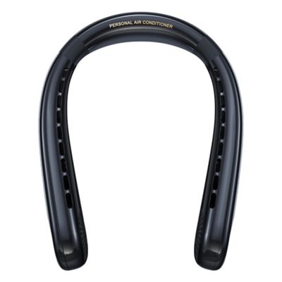 Image showing  Portable Neck Fan, COOLiFY Air Personal Wearable Neck Air Conditioner, Bladeless, 5000mAh Rechargeable (Golden Black)