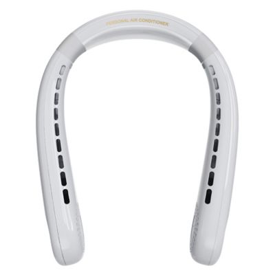 Image showing  Portable Neck Fan, COOLiFY Air Personal Wearable Neck Air Conditioner, Bladeless, 5000mAh Rechargeable (Golden White)