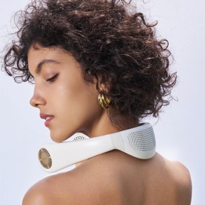 Image showing 8 th TORRAS Portable Neck Fan, COOLiFY Air Personal Wearable Neck Air Conditioner, Bladeless, 5000mAh Rechargeable (Golden White)