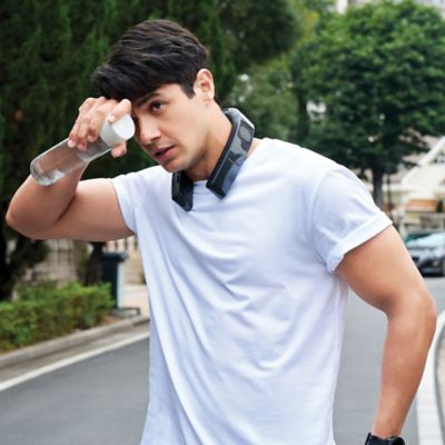 Image showing 8 th TORRAS Portable Neck Fan, COOLiFY CyberSmart AIControl Air Conditioner, Bladeless, 6000mAh Rechargeable (Cascade Black)