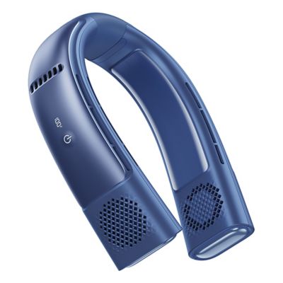 TORRAS Portable Neck Fan, COOLIFY 2 Personal Air Conditioner and Heater Bladeless 5,000 mAh Rechargeable (Ocean Blue)