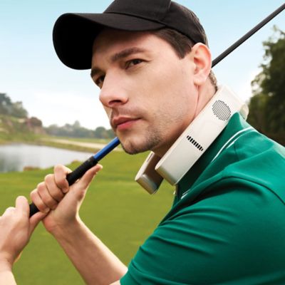 Image showing 7 th TORRAS Portable Neck Fan, COOLiFY CyberSmart AIControl Air Conditioner, Bladeless, 6000mAh Rechargeable (Glacial White)