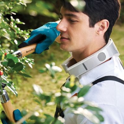 Image showing 9 th TORRAS Portable Neck Fan, COOLiFY CyberSmart AIControl Air Conditioner, Bladeless, 6000mAh Rechargeable (Glacial White)