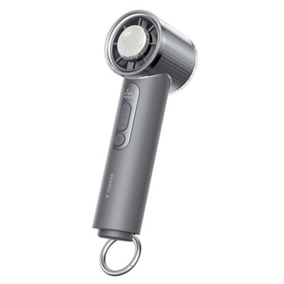 Image showing  COOLiFY iva Handheld High-Speed Portable Fan with 4,900-mAh Battery (Charcoal)