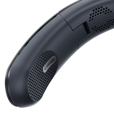 Image showing  Portable Foldable Neck Fan, COOLiTE with 4,000-mAh Battery (Space Black)