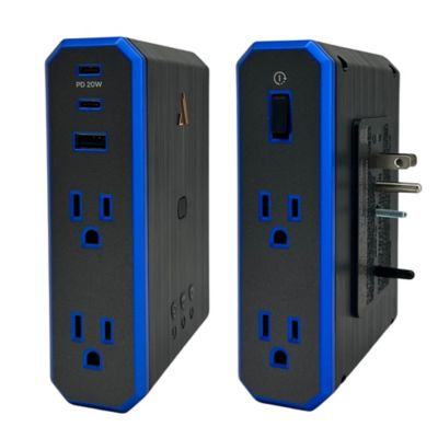 Image showing  V Series Power Wall Charger and 3,000-Joules Surge Protector, 4 AC Outlets and 3 OmniPort USB+PD Ports, 5S-PS4-US1