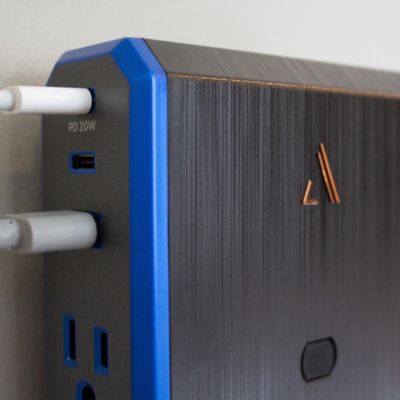 Image showing 6 th Austere V Series Power Wall Charger and 3,000-Joules Surge Protector, 4 AC Outlets and 3 OmniPort USB+PD Ports, 5S-PS4-US1