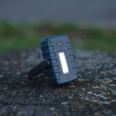 Image showing 9 th Carson Optical 90-Lumen Compact COB White and Red LED Flashlight with Hook and Stand, KL-20