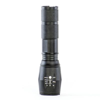 Dorcy 200-Lumen Ultra HD Aluminum LED Rechargeable Flashlight with Power Bank