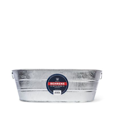 Behrens 16.5 Gal Oval Galvanized Tub