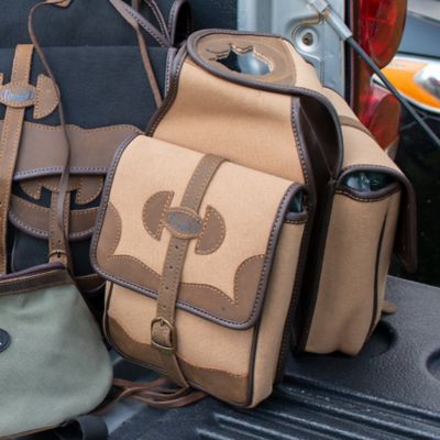 Image showing  Canvas Horn Bag with Leather Accents