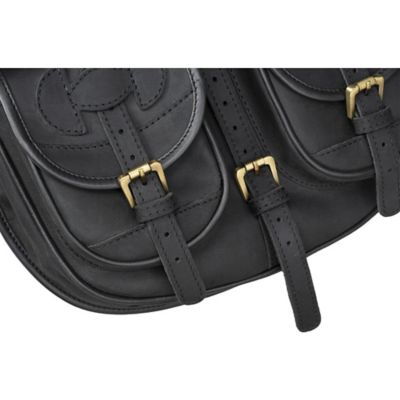 Image showing  Oiled Leather Saddle Bag