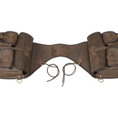 Image showing  Oiled Leather Saddle Bag