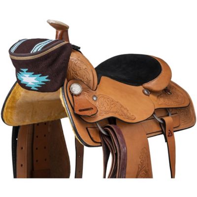 Image showing  Saddle Pouch with Hand Weaving