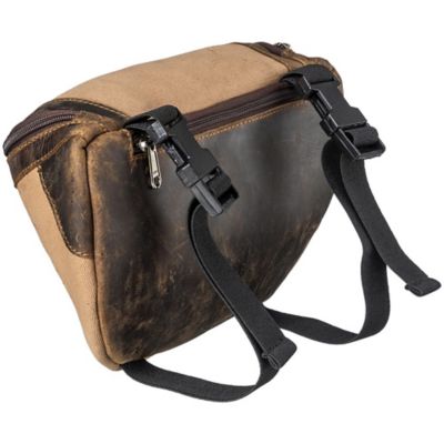 Image showing  Canvas Pommel Bag with Leather Accents