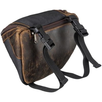 Image showing  Canvas Pommel Bag with Leather Accents