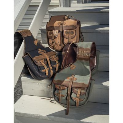 Image showing  Canvas Trail Bag with Leather Accents