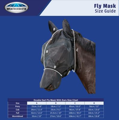 Image showing  Comfitec Double Dart Deluxe Fly Mask With Ears