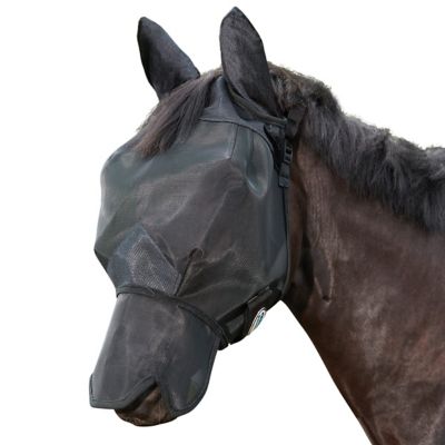 WeatherBeeta Comfitec Double Dart Deluxe Fly Mask With Ears And Nose