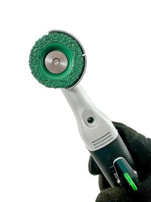 Image showing  Green "V" Groove Disc