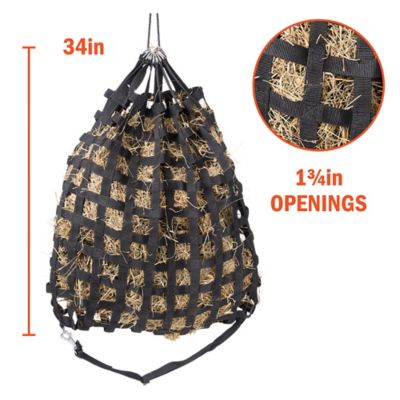 Image showing  Slow Feed Web Hay Feeder with Drawstring Top