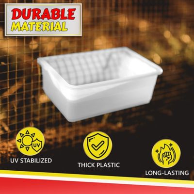 Image showing  Coop Cage Cup with Hooks, White, 800ml / 27 oz