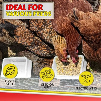 Image showing  Coop Cage Cup with Hooks, White, 800ml / 27 oz