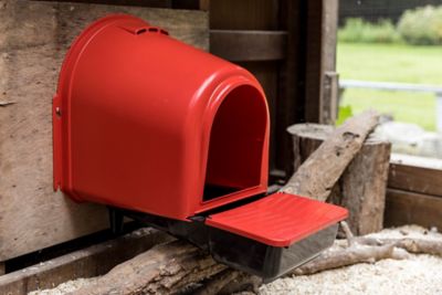 Image showing  Rollout Wall-Mounted Nest Box, Red