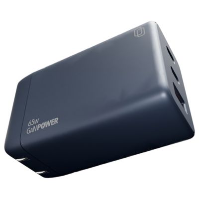 Image showing  3-Port 65-Watt USB-C and USB-A GaN Wall Charger