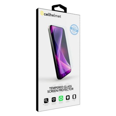 Image showing 6 th CELLHELMET Tempered Glass for iPhone 16e with Application Tray, $100 Coverage
