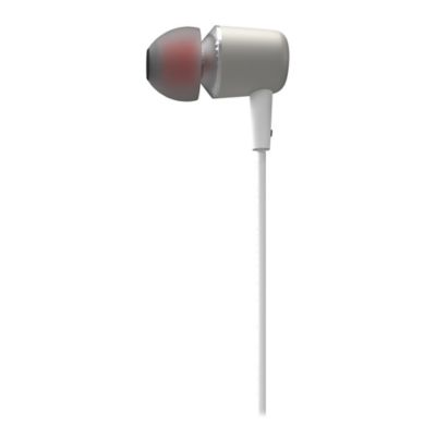 Image showing  Bar Audio In-Ear Earbuds with Microphone, Lightning Connector, White