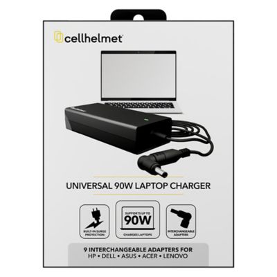 Image showing  90-Watt Universal Laptop Charger with 6 Adapters