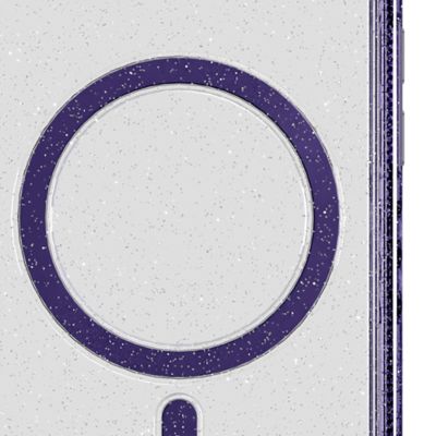 Image showing  Magnitude Series MagSafe-Compatible Case for iPhone 16e (Lilac Purple Sparkle)