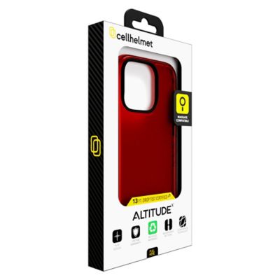 Image showing 6 th CELLHELMET Altitude X Series Case (iPhone 16 Pro, Lava Red)