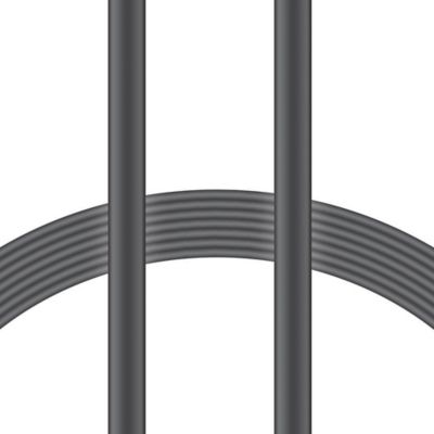 Image showing  Charge and Sync USB to Lightning Flat Cable, 4 ft. (Black)